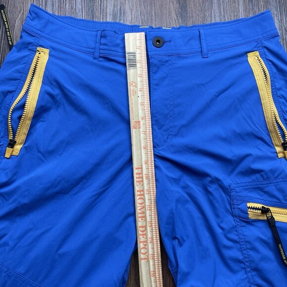 REI x Outdoor Afro Trail Cargo Hiking Pants Performance Blue Size 38x30 - Picture 7 of 9